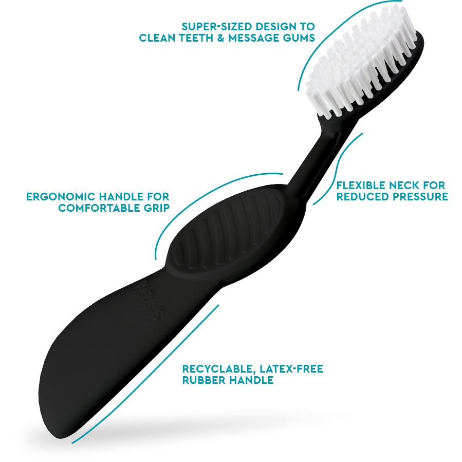 Flex Brush Adults Radius Black Left Single