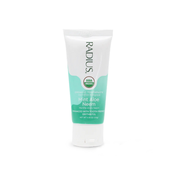 Travel/Trial-Size USDA Organic Mint Aloe Neem Toothpaste