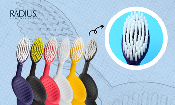 The science behind Radius toothbrush bristle design.