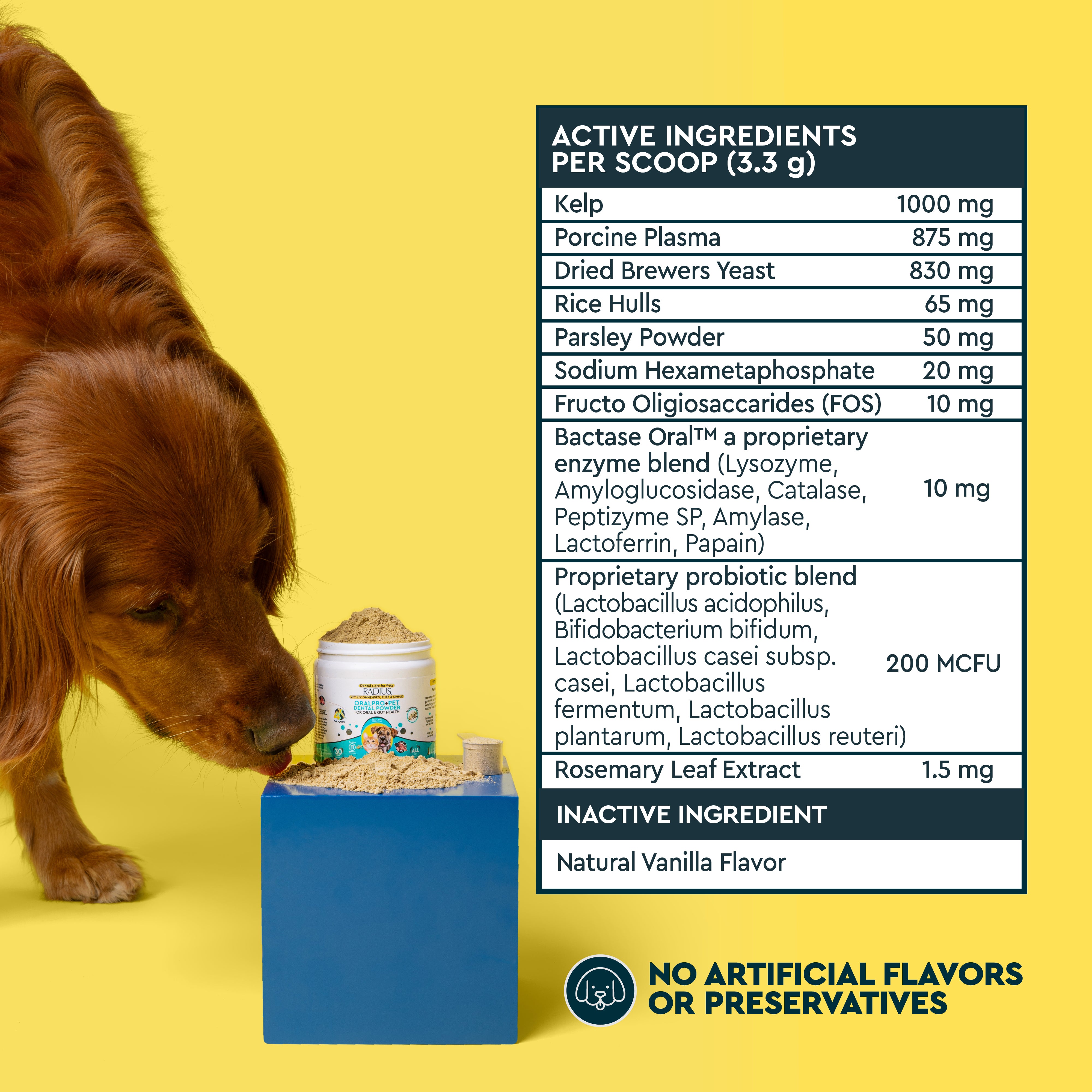 OralPro+ Pet Dental & Gut Powder for Dogs & Cats