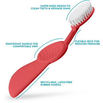 RADIUS Flex Brush – The Toothbrush with Flexible Neck for Adults